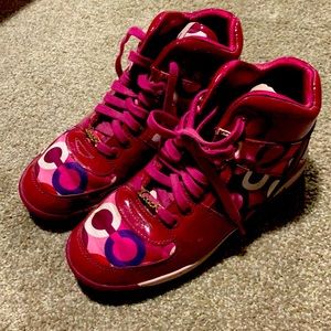Pink Coach shoes